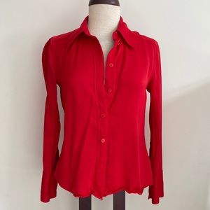 •Zara• Red button down